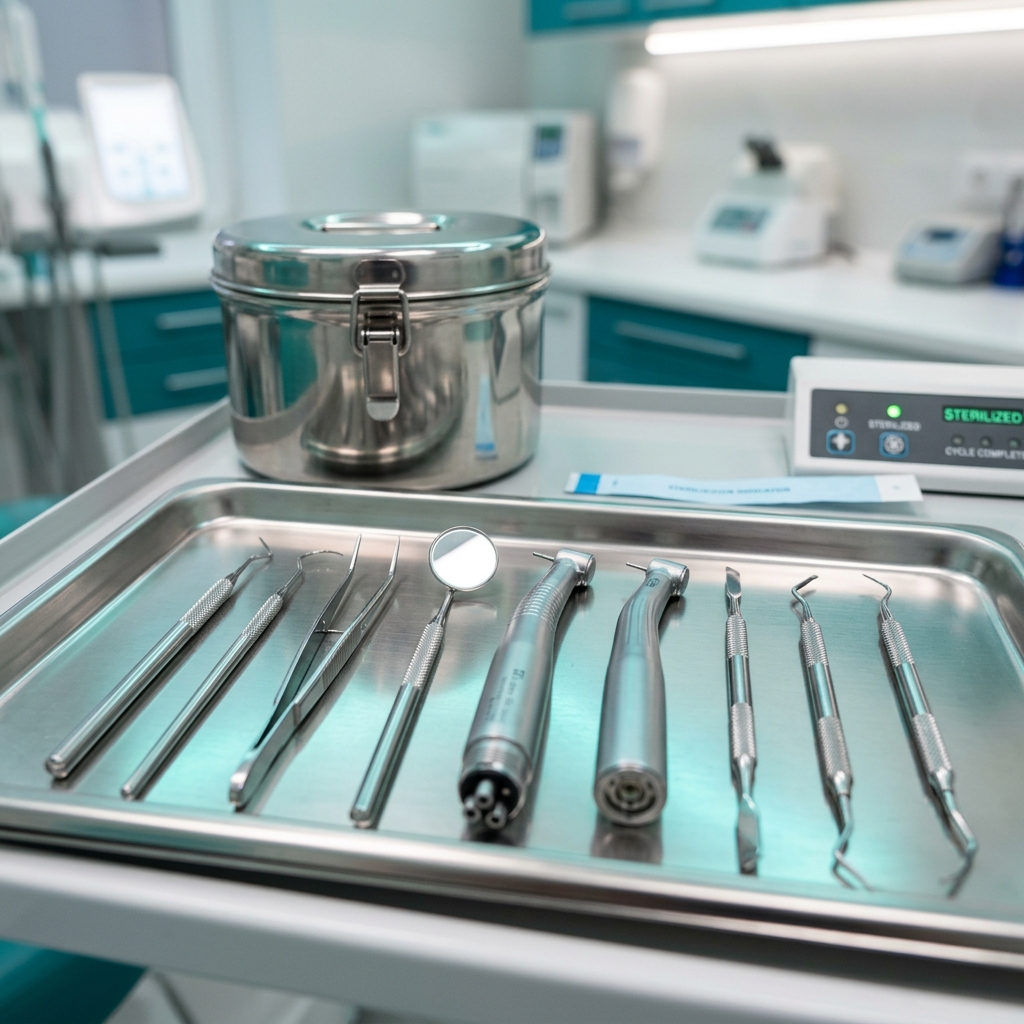 Cabinet dentaire Elig Edzoa sterilisation equipement